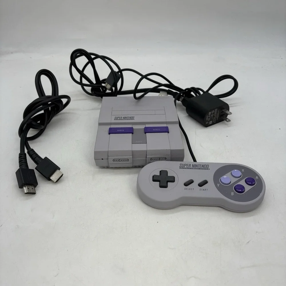 Authentic Super Nintendo Mini SNES Classic Edition Console & Controller CLV-201